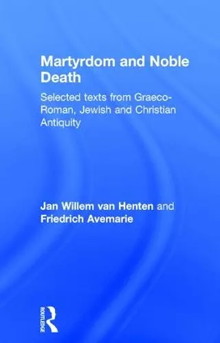 Martyrdom and Noble Death cover