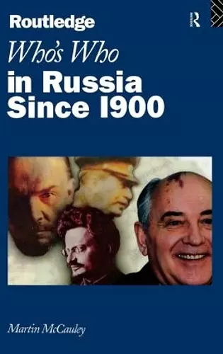 Who's Who in Russia since 1900 cover