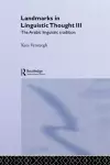 Landmarks in Linguistic Thought Volume III cover