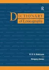 Dictionary of Lexicography cover