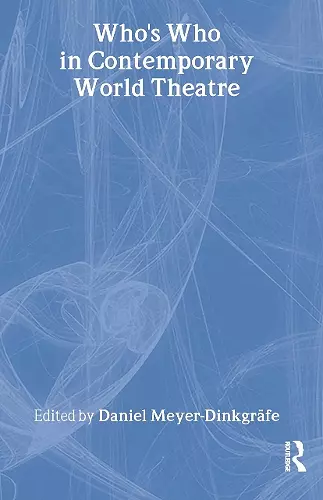 Who's Who in Contemporary World Theatre cover