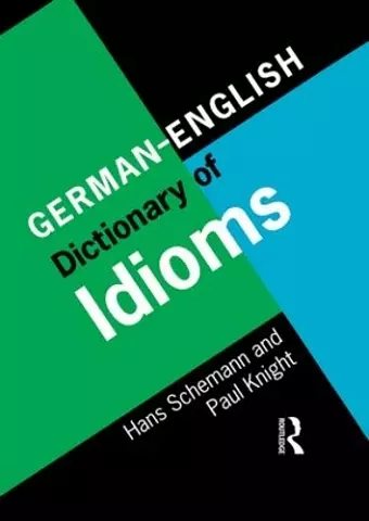 German/English Dictionary of Idioms cover