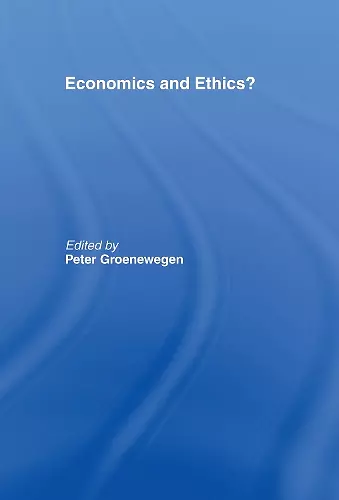 Economics and Ethics? cover