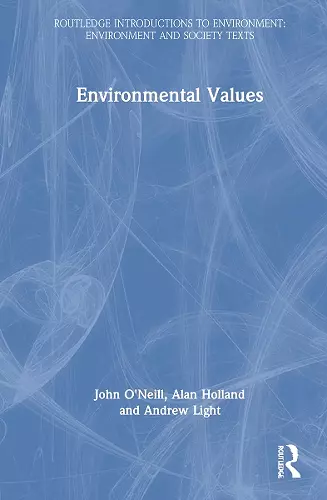 Environmental Values cover