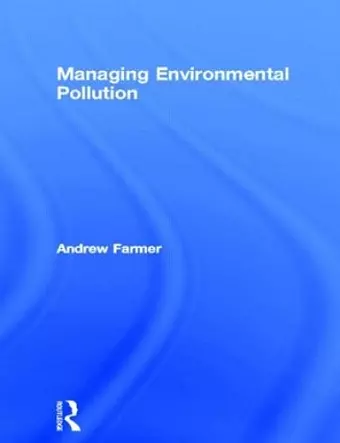 Managing Environmental Pollution cover