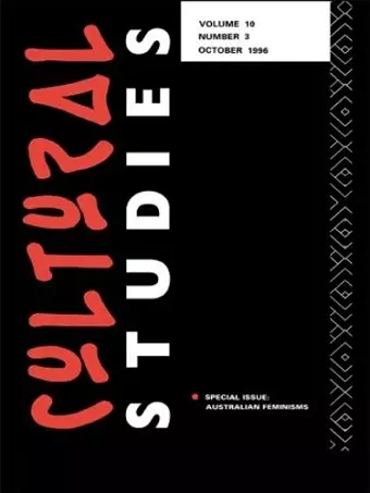 Cultural Studies 10.3 cover