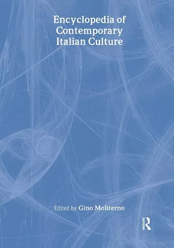 Encyclopedia of Contemporary Italian Culture cover