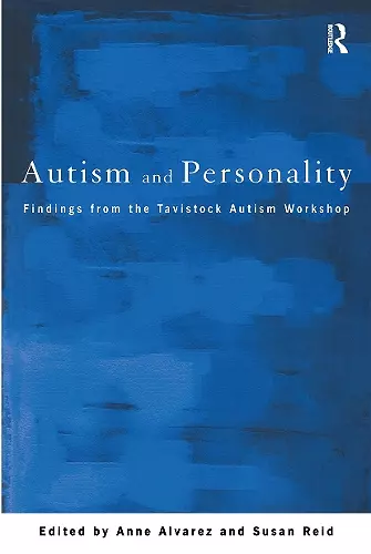 Autism and Personality cover