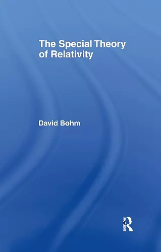 The Special Theory of Relativity cover