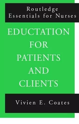 Education For Patients and Clients cover