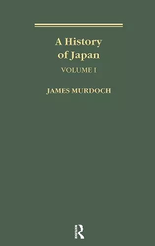 A History of Japan cover