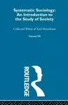 Systematic Sociology cover