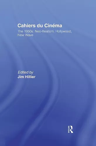 Cahiers du Cinema cover