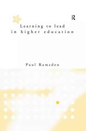 Learning to Lead in Higher Education cover