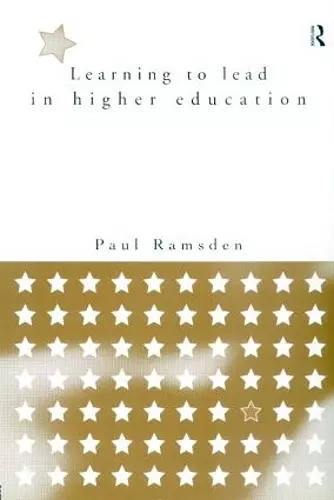 Learning to Lead in Higher Education cover