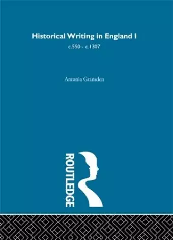 Historical Writing in England cover