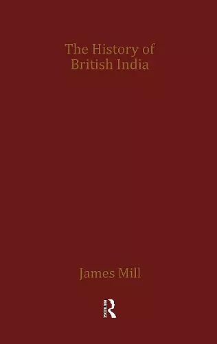 James Mill's History of British India cover