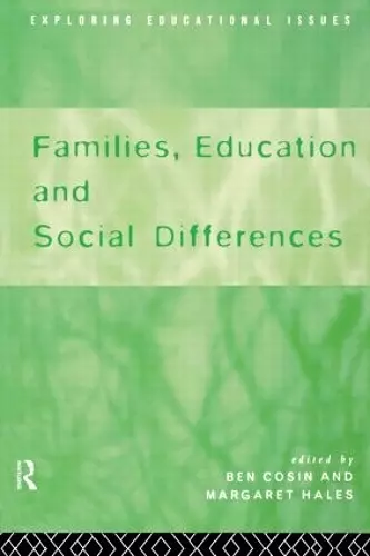 Families, Education and Social Differences cover