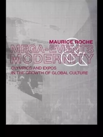 Megaevents and Modernity cover
