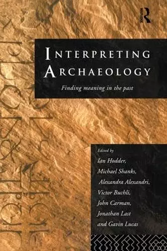 Interpreting Archaeology cover