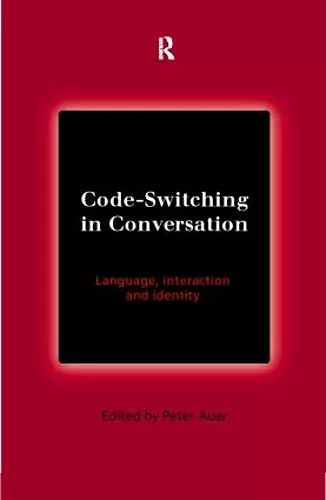 Code-Switching in Conversation cover