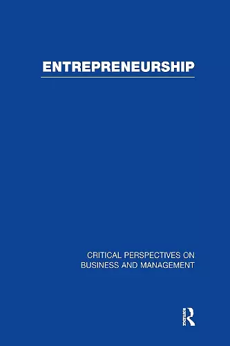 Entrepreneurship cover