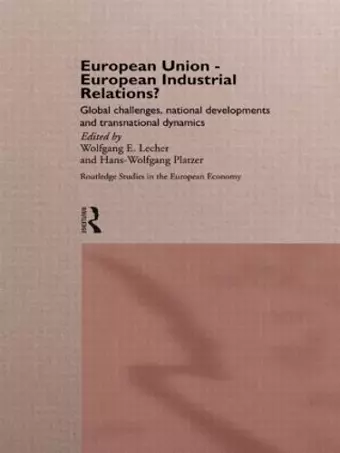 European Union - European Industrial Relations? cover