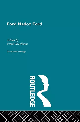 Ford Maddox Ford cover