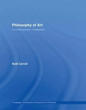 Philosophy of Art cover