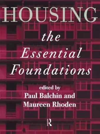 Housing: The Essential Foundations cover