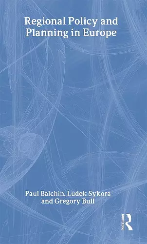 Regional Policy and Planning in Europe cover