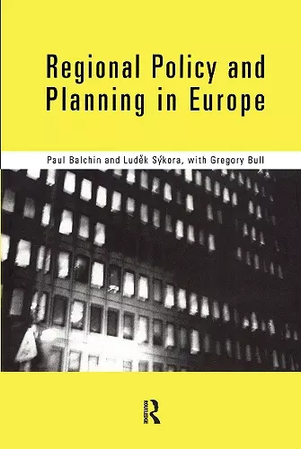 Regional Policy and Planning in Europe cover