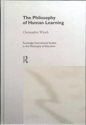 The Philosophy of Human Learning cover