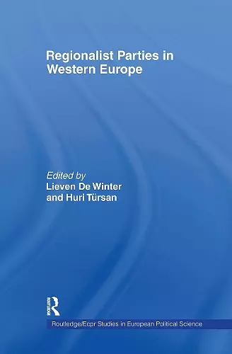 Regionalist Parties in Western Europe cover