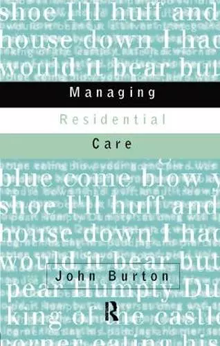 Managing Residential Care cover