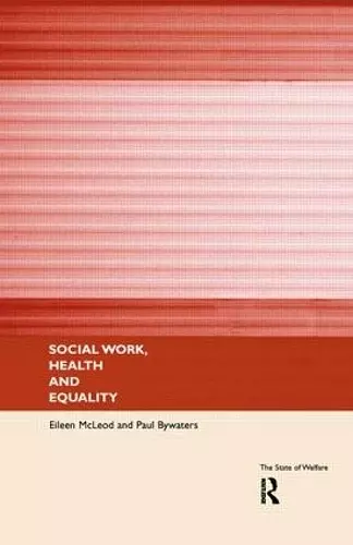 Social Work, Health and Equality cover