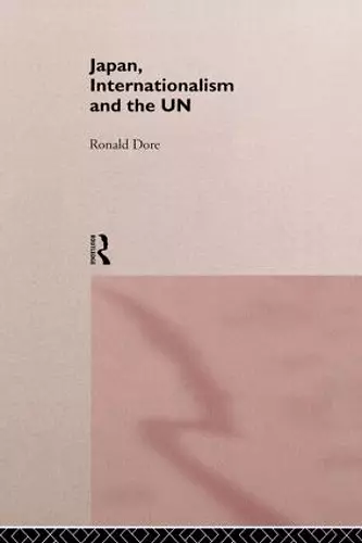 Japan, Internationalism and the UN cover