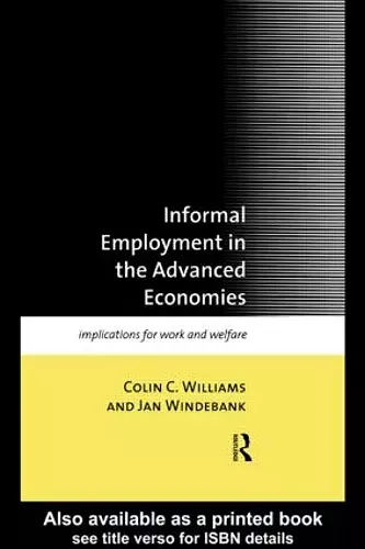 Informal Employment in Advanced Economies cover