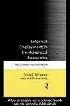 Informal Employment in Advanced Economies cover