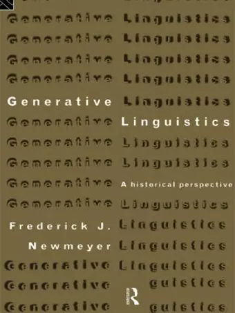 Generative Linguistics cover