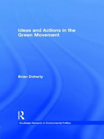 Ideas and Actions in the Green Movement cover