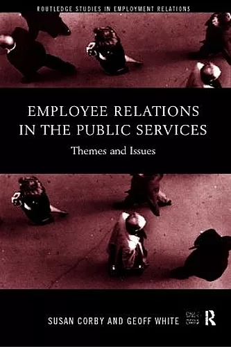 Employee Relations in the Public Services cover