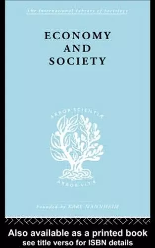 Economy and Society cover