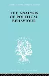 The Analysis of Political Behaviour cover