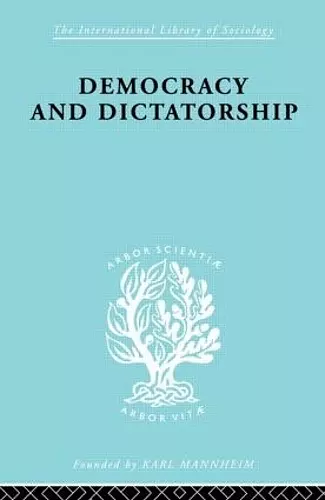 Democracy and Dictatorship cover