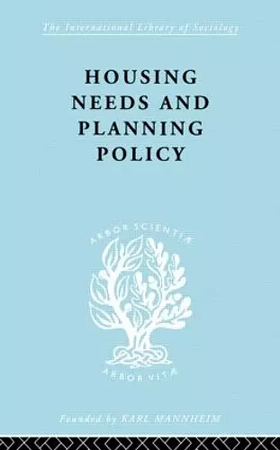 Housing Needs and Planning Policy cover