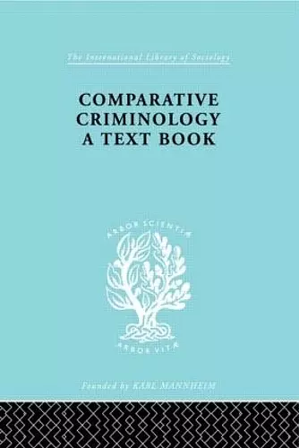 Comparative Criminology cover