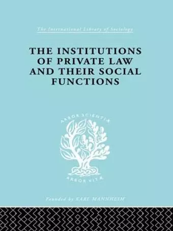 Inst Of Private Law Ils 208 cover