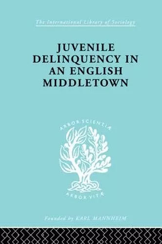 Juvenile Delinquency in an English Middle Town cover