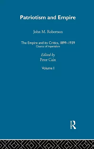 The Empire and its Critics, 1899-1939 cover